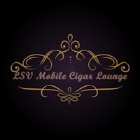 the logo for lsv mobile cigar lounge